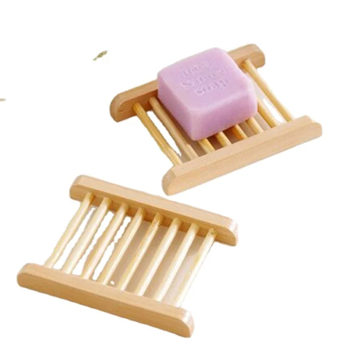 Handmade Wooden Soap Box Frame Creative Contracted Bathroom Toilet Soap Natural Bamboo Drop