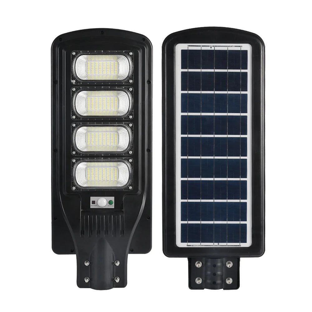 Howlighting Outdoor Waterproof 200w Led Solar Garden Light Sensor Led Road Light Integrated Solar Street Light with Pole