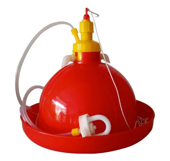 New Chicken Jumbo Automatic Feeder and Drinker Animal Drinkers with Core Plastic Components Condition New