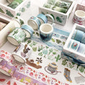 Stationary Decorative Paper Acrylic Pressure Sensitive Hot Melt Single Sided Waterproof Masking for for DIY Crafts