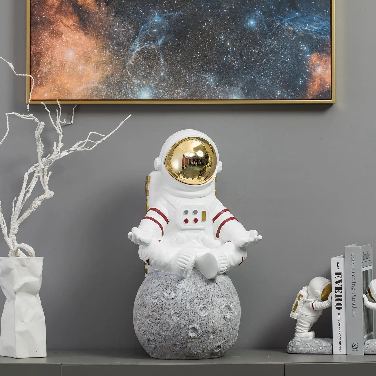Party Tableware & Table Decorations Moon Statue Kid Room Decoration Resin Astronaut