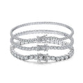 RINNTIN SB61 Luxury Tennis Bracelet Women Men Accessories 925 Sterling Silver Custom 2mm 3mm 4mm CZ Diamond Tennis Bracelet