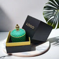 Manufacturer Custom Unique Rectangular Craft Packaging White Hard Cardboard Luxury Telescope Candle Gift Box UV Coating Matt