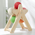 Wholesale Motion Activated Kitten magic Cat Scratch Organ Board Cat Toy with Ball