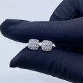 Iced Out New Arrivals Ready to Ship in Stock Hiphop Stylish Screw Back Setting VVS Moissanite Man Stud Earrings