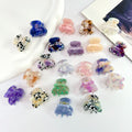 2025 New Customizable Color 2.8cm Mini Small Fan-shaped Acetate Clip Hairs Fringe Hair Claw Cute Half Tie Hair Accessory
