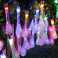I819 LED Water Drop Light String Camping Lights Outdoor Decorative Waterproof Battery Operated