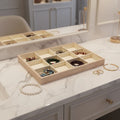 Wooden Jewellery Display Stands Accessories Storage Tray Luxury Wood Jeweller Display Tray