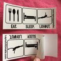 UV Protection White PVC StickerWaterproof Plastic Vinyl Sticker for Clothing