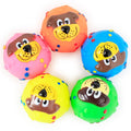 Hot Selling Pet Poodle Face Sounding Enamel Sounding Toy Pet Supplies Dog Toys