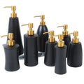 Customized Black 304 Stainless Steel Foam Soap Dispenser with Gold Pump for Kitchen and Hotel Use Metal Construction