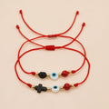 Go2boho Red String Friendship Bracelet for Women Men Kid Family Gift Design Evil Eye Cross Accessories Lucky Jewelry
