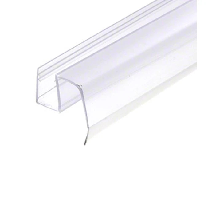 New P995WS Door & Window Accessories 40" Bottom Sweep With Drip Rail for 3/8" Glass for Sliding Shower Door Systems