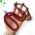 Winon PBAKR-4226-B New Resin Tesbih Red Color Handmade Prayer Beads 10mm51 Rosary Tassels Islam Gift Muslim Misbaha Silver