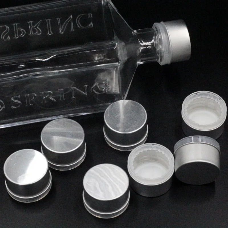 28mm Pco 1810  Aluminum-covered Plastic Screw Cap with Liner for Wine Bottle Tamper Evidence Safety wine bottle cap