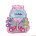 Bulk Wholesale Custom Logo Kids Student Backpack School Bag with Glitter UV Print Butterflies Girls Elementary Schoolbags Pink