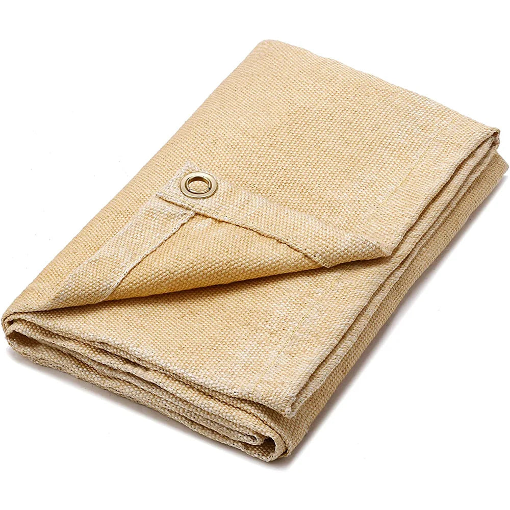 2000 Degrees Heavy Duty Silica Cloth Fire Retardant Welding Blankets Meet NFPA-701