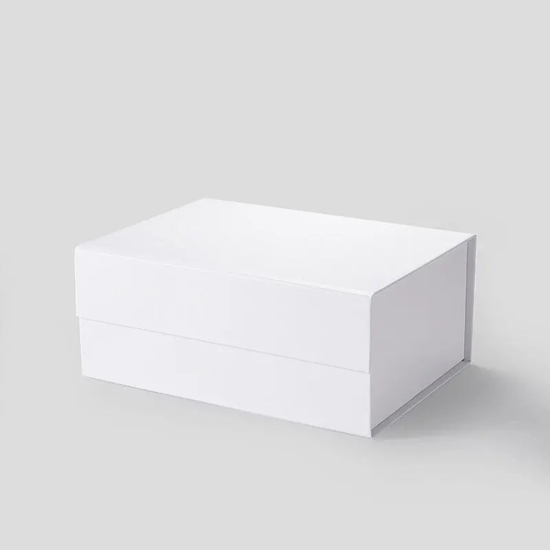Custom Recyclable Material 2pcs White A5 Deep Magnetic Closure Presentation Gift Box