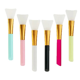 Wholesale Silicone Mask Applicator Face Brush with Synthetic Hair Makeup Brush