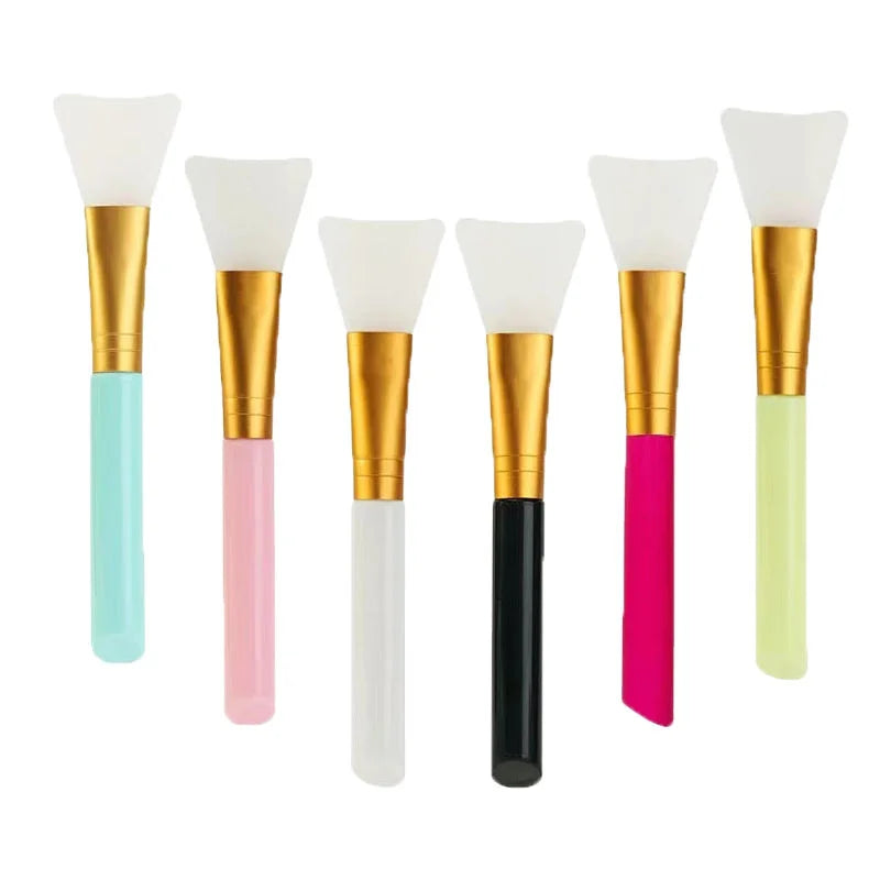 Wholesale Silicone Mask Applicator Face Brush with Synthetic Hair Makeup Brush