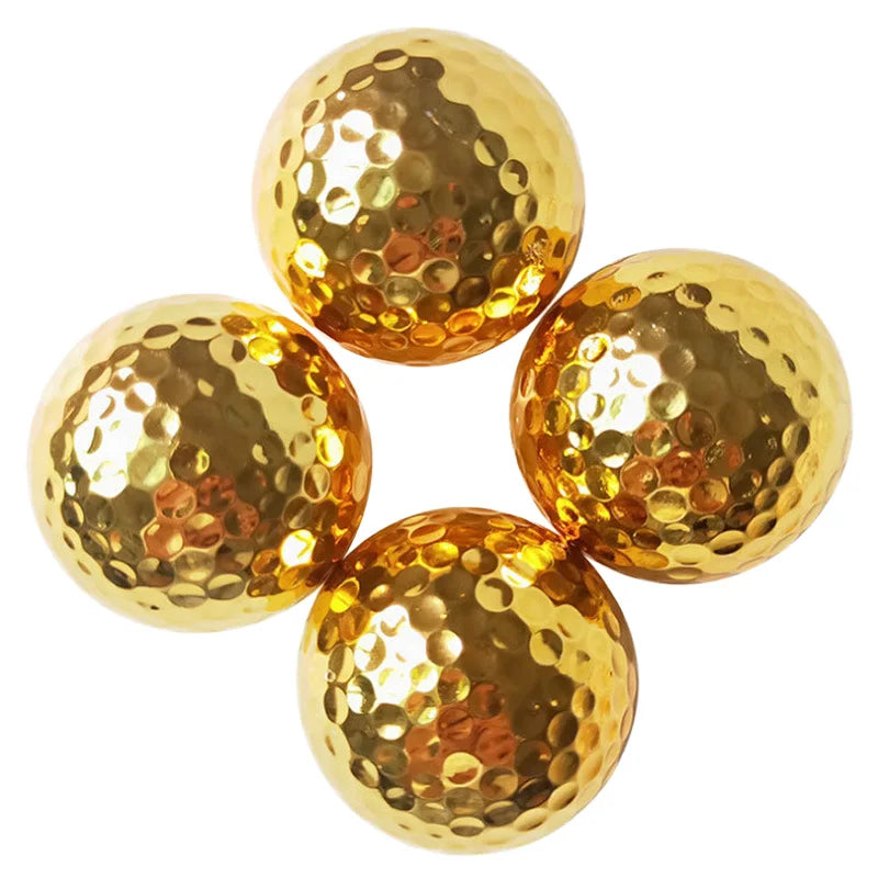Double-Layer Gold-Plated Golf Balls Cross-Border Two-Piece Conformation