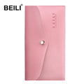 BEILI Durable PU Leather Customized Color & Size Private Label Makeup Bag for Women