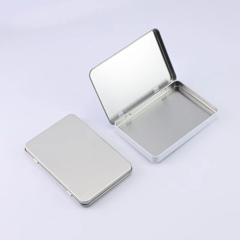 130x90x14mm Rectangular Gift Card Box Custom Tin Box