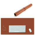 Custom Logo Water-Proof Easy Clean Modern Pvc Backing Non-Slip Leather XL  Durable Large Office Home Computer Mouse Pad Desk Mat