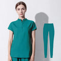 42024LW China Factory Wholesale OEM XL Stylish Unisex Medical Scrubs Nursing Uniforms Hospital Scrub Sets Polyester/Rayon Woven
