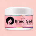 Private Label High Shine Frizz & Flake-Free Edge Control Tames Frizz Cornrow.Locs.Twist Braid Gel Strong Hold Styling Braid Gel