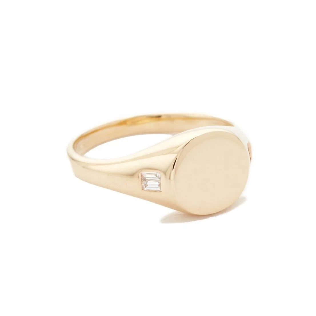 LOZRUNVE Gold Plated Vermeil Personalized Name Engraved Silver 925 Sign Ring