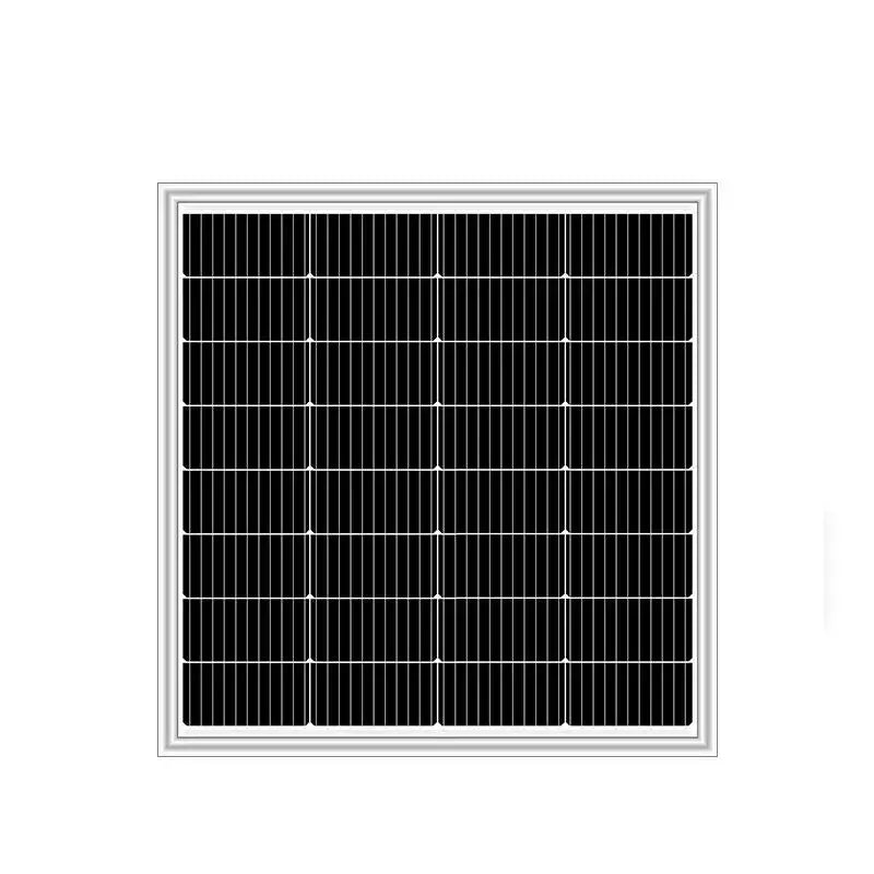 90W High-Efficient Mono Photovoltaic Glass Solar PV Module Half Cut PERC Technology Factory Direct Sale for Marine Off-Grid