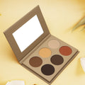 Best Makeup 6 Color Face Private Label OEM Pressed Powder Oil Free Matte Pressed Powder Palette Makeup