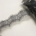 Fancy Thin White Eyelash Lace Trimming Border Clothes Accessory LT2148B
