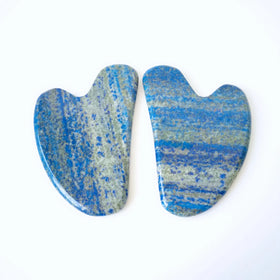 HZ Gua Sha Massage Tools Gua Sha Tools of Multi-ShapesLapis Lazuli Guasha Scraping Massage Tools for Face and Body