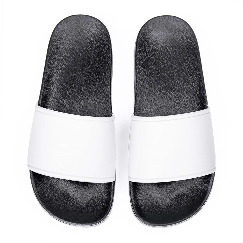 PVC Customized Logo Slide Slippers for Men Women and Kids