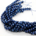 Factory Wholesale Unusual Gemstone Beads Natural Round Beads Real Gemstone 10mm Kyanite Stone Bead for Making Jewelry