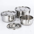 Premium Single Compartment Stainless Steel Bento Lunch Box Stackable and Leak-Free Snack Container Food Grade Metal Bento Box
