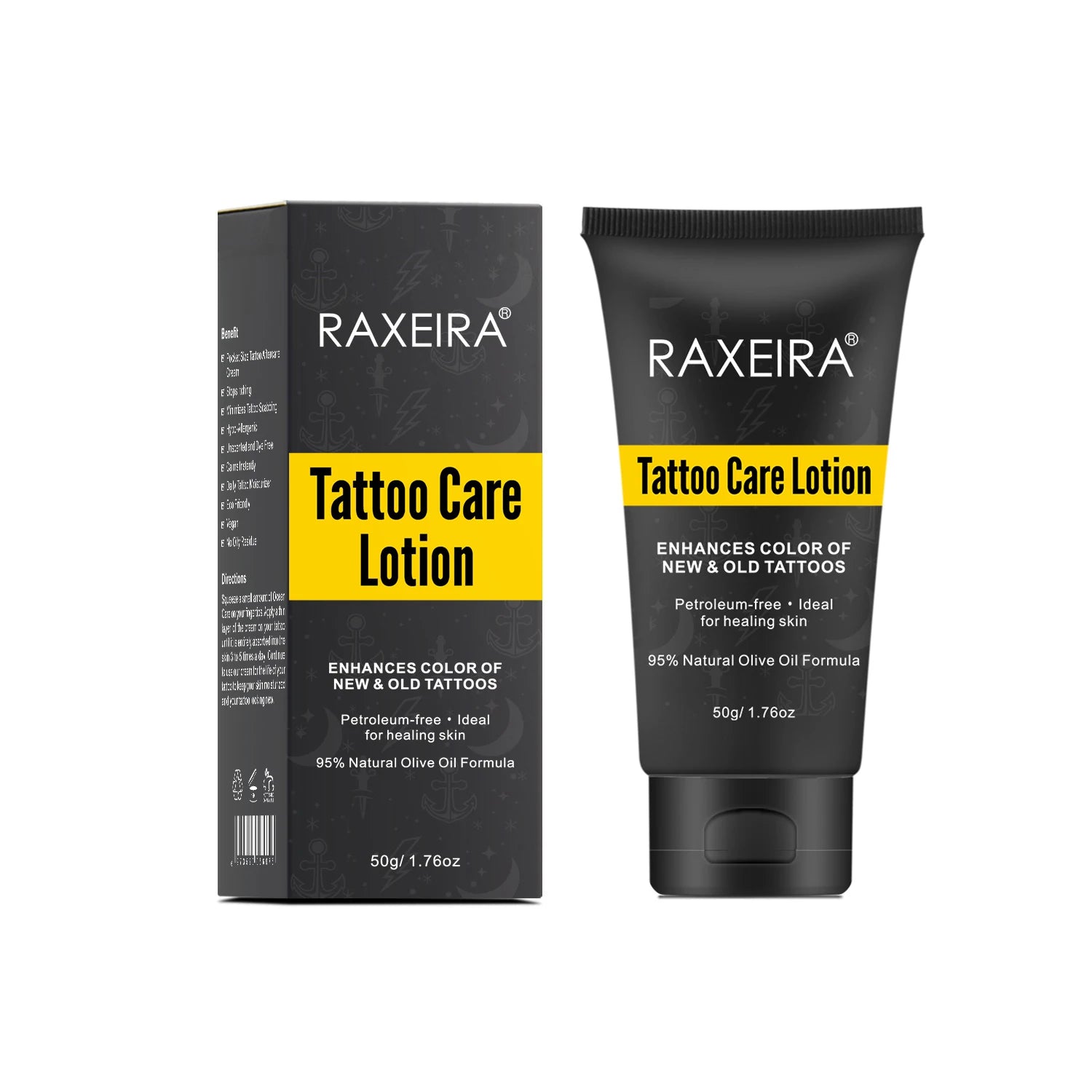 Private Label Soothing Color Brightening Skin Repair & Moisturizer Natural Non-Irritating 50ml Tattoo Aftercare Lotion
