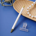 Diy Make No Epoxy Clip UVDTF Gel Pen Wrap Personalized Glittered Ball Pen White Glitter Pens With Glittering