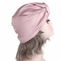 16/19/22mm Bow Colorful Silk Sleep Bonnet Real Satin Bonnet