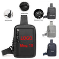 Wholesale Fashion Nylon Utility Casual Sling Bag Custom Logo Waterproof Mini Crossbody Small Chest Bag for Mens