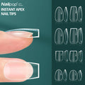 Nailpop Pro Grade Thick Apex Nail Tips 140/150pcs Salon Quality Acrylic Extensions Durable DIY False Nails Supplements Instant
