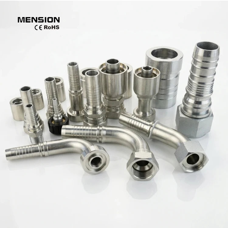 China Factory Hydraulic Hose Connection Pipe Hose Fitting American British Thread Flange ORFS JIC BSP Flat Cone Seal for Sale