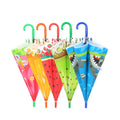 Straight Novelty Fruit Strawberry Orange Watermelon Lovely Kid Child Sunny Rainy Umbrella Windproof Strong Long Handle Gift