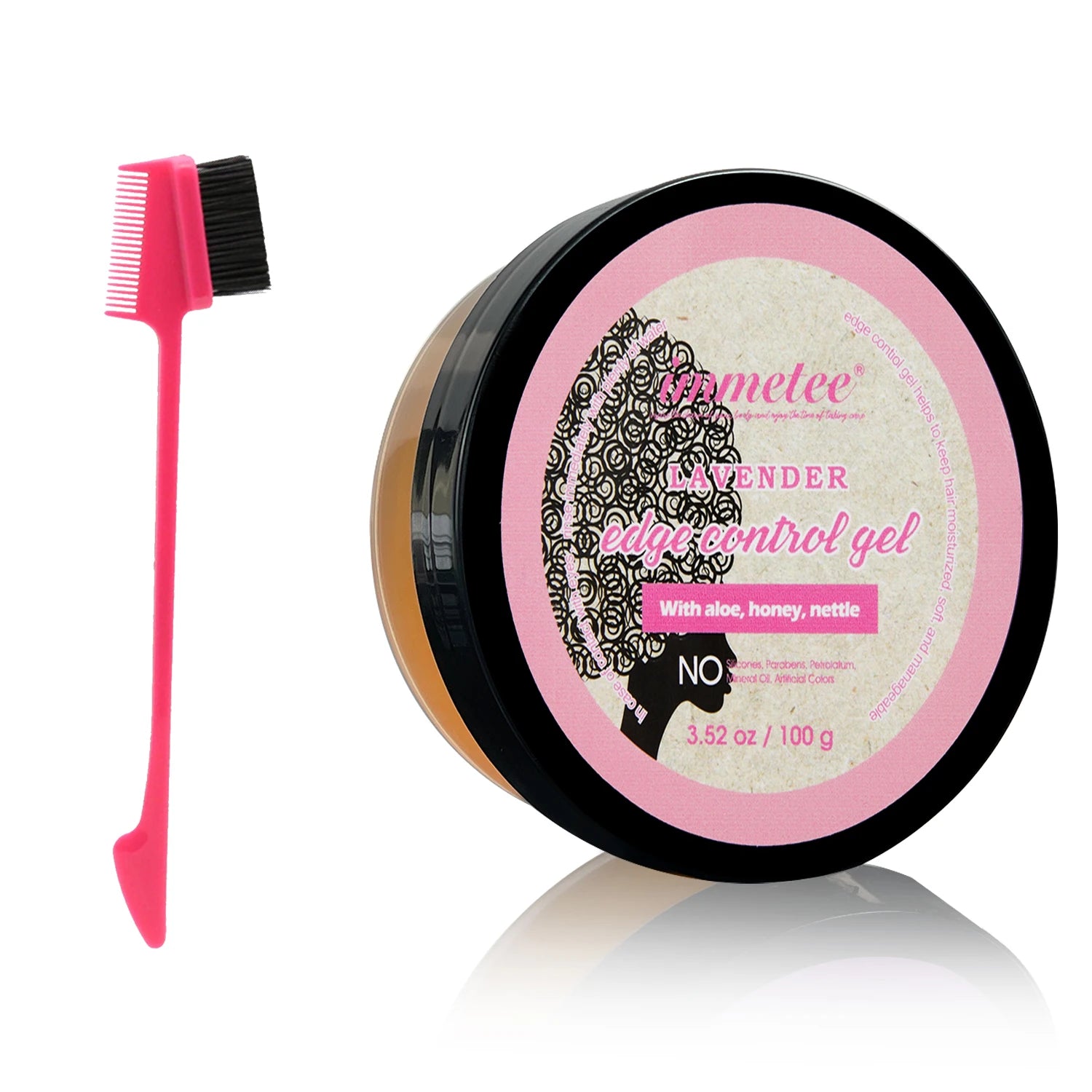IMMETEE Extra Strong Edge Control Lavender Strong Hold Styling Edge Control Private Label Hair Wax