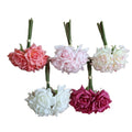 High Grade Wedding Flowers 5 Heads Artificial Rose Real Touch Rose Flowers Bouquet