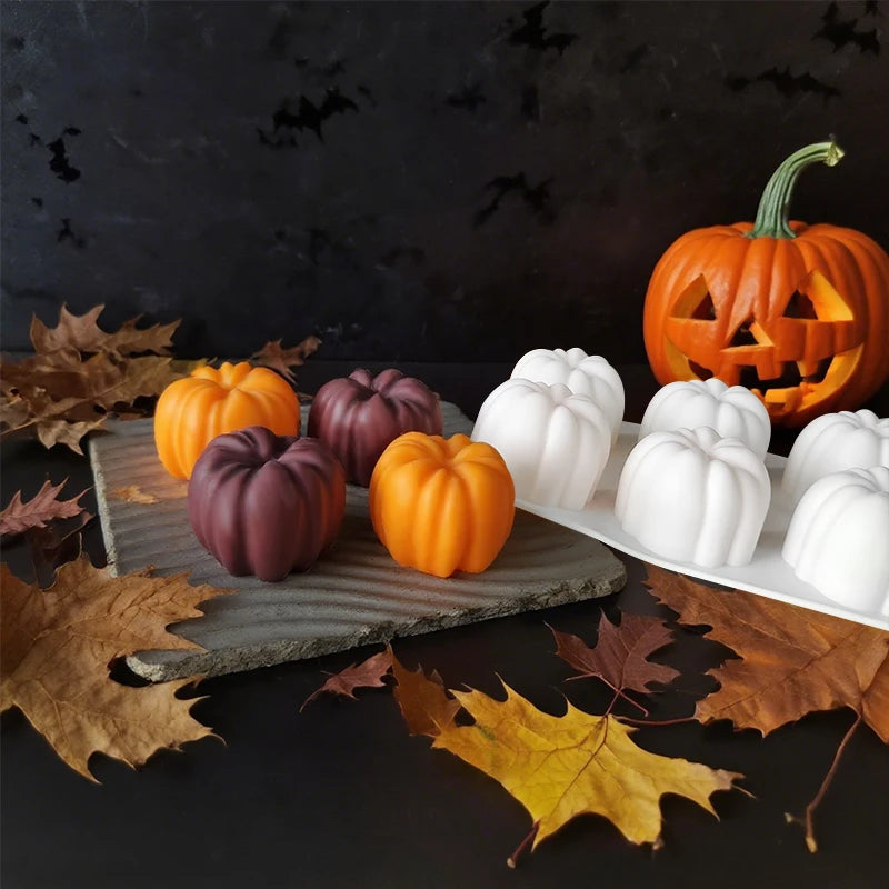 DIY Pumpkin Scented Candle Mold Household Food Grade High Temperature Resistant Baking Silicone Cake Mold