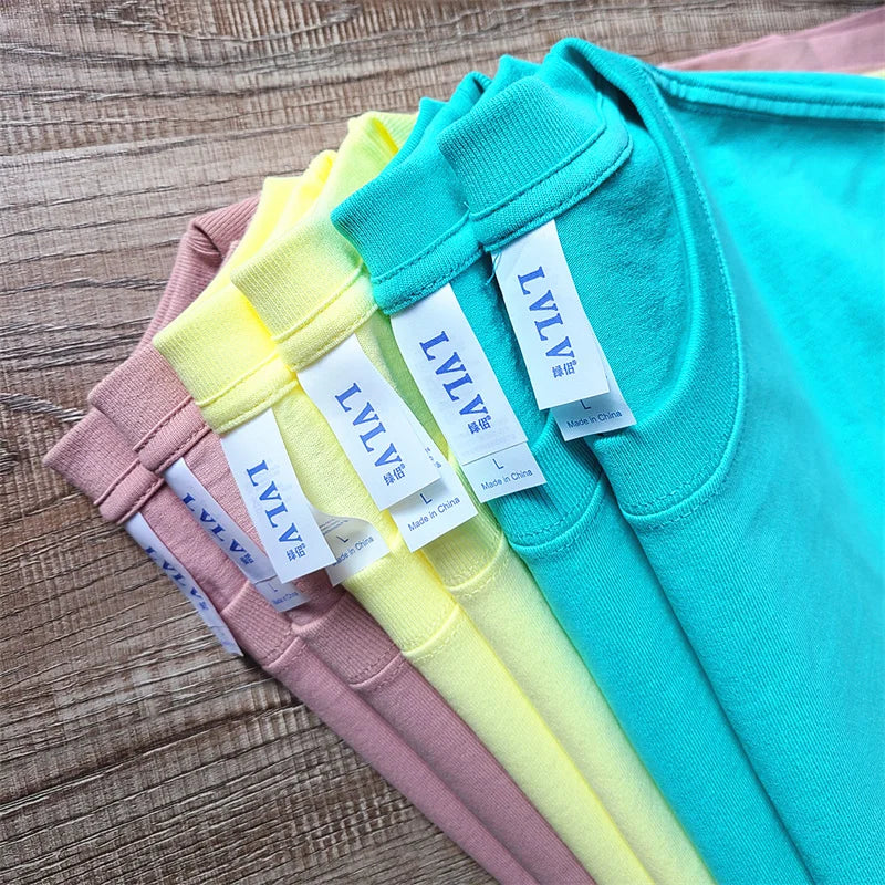 High Quality 100% Cotton Men's T-Shirt Premium Blank T-Shirt for Custom Printing High Quality Men's Blank T-Shirts for Custom