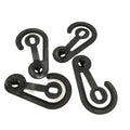 Plastic Sock Hooks Black J Display Hook for Store Retail Display Hanging Hooks Underwear Gloves Hat Card Packing Clip Hanger